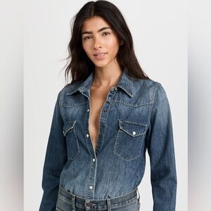 Nili Lotan Travis Denim Shirt